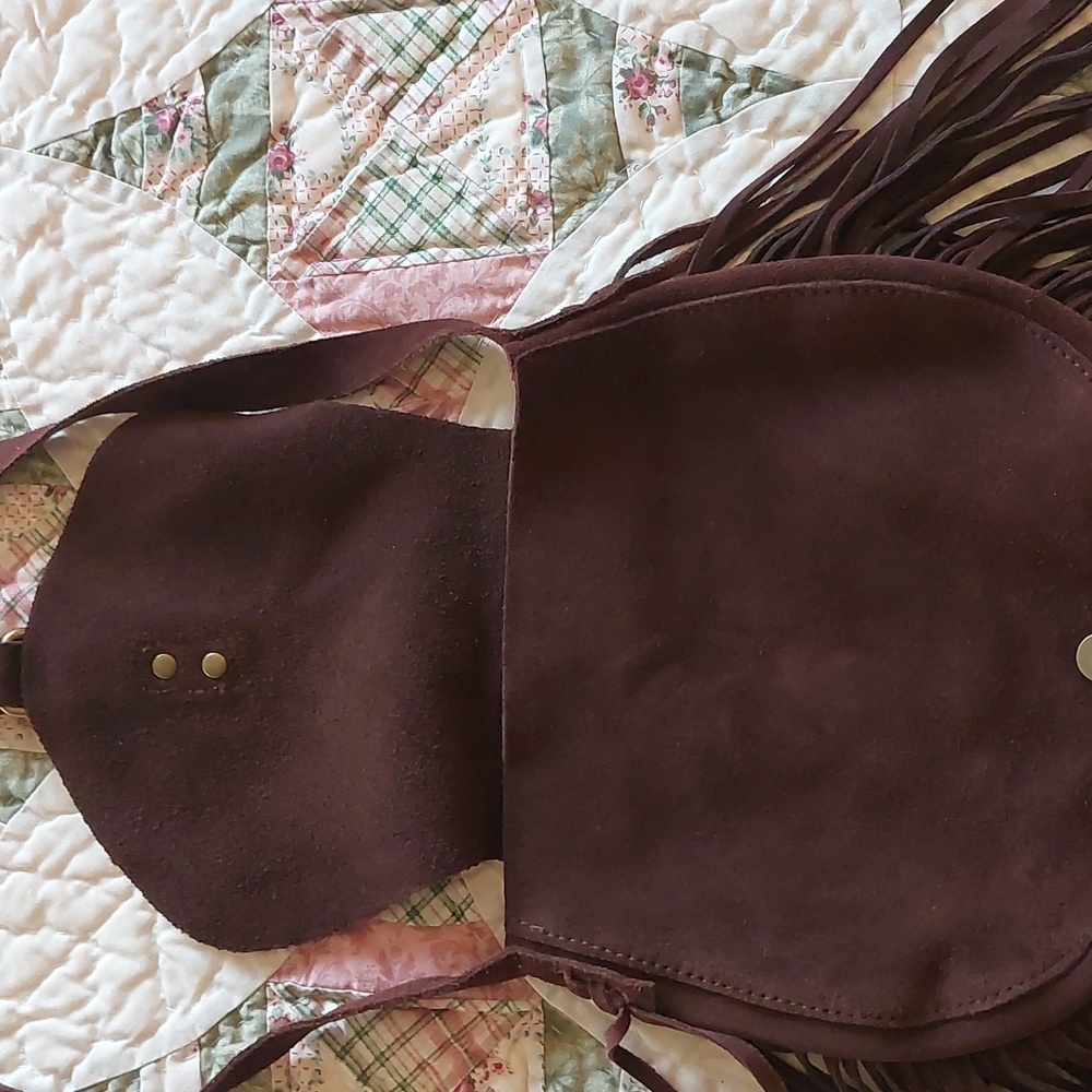 Leather Hippy Fringe  Bag💋 - Picture 6 of 10